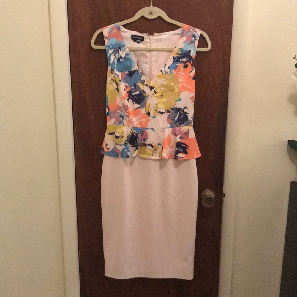 Bebe peplum dress